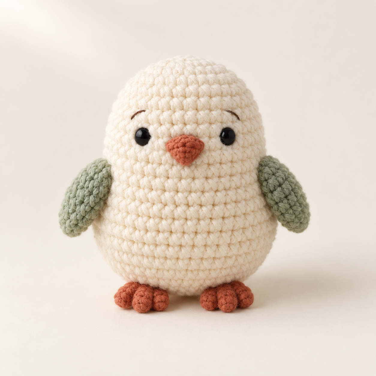 AI-generated product concept of Pip the Chick; not a finished sample