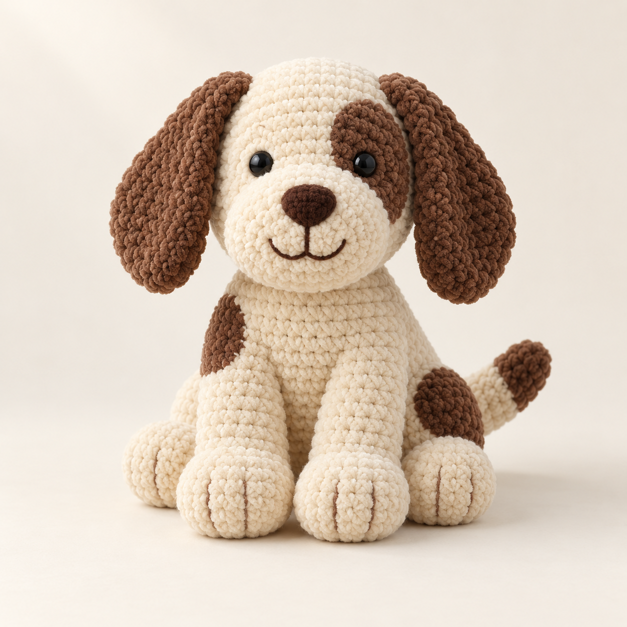 AI-generated product concept of Biscuit the Dog; not a finished sample