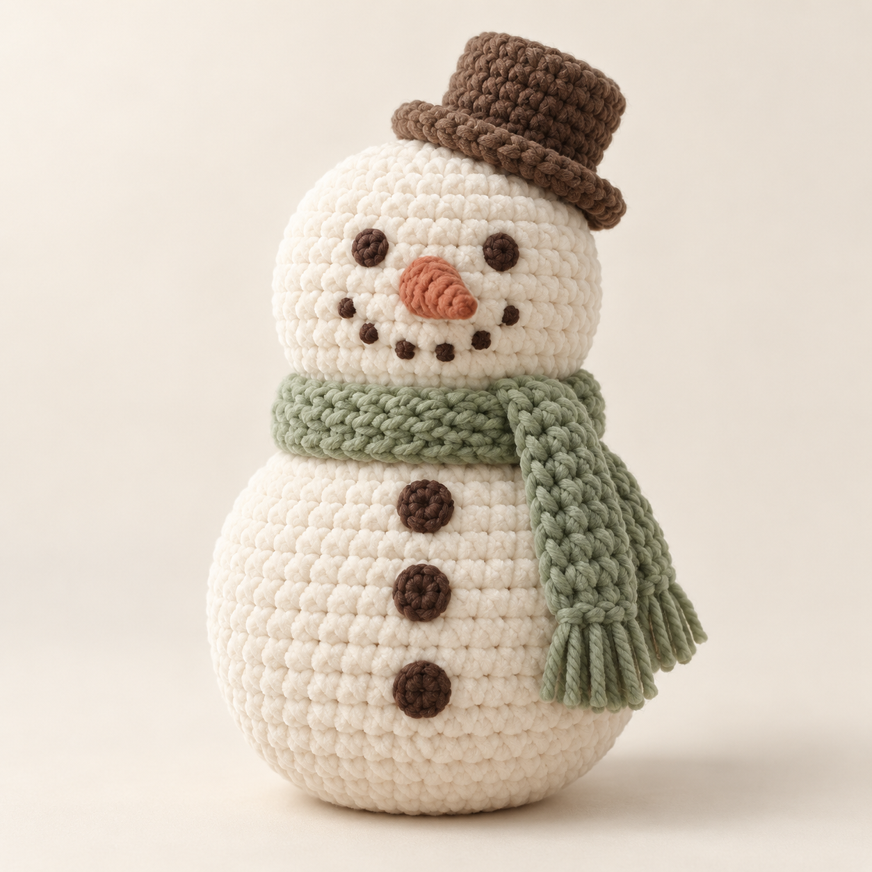 AI-generated product concept of Snowy Snowman; not a finished sample