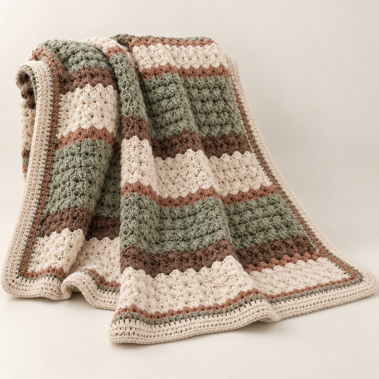 AI-generated product concept of Cozy Loops Junior Kid Blanket; not a finished sample