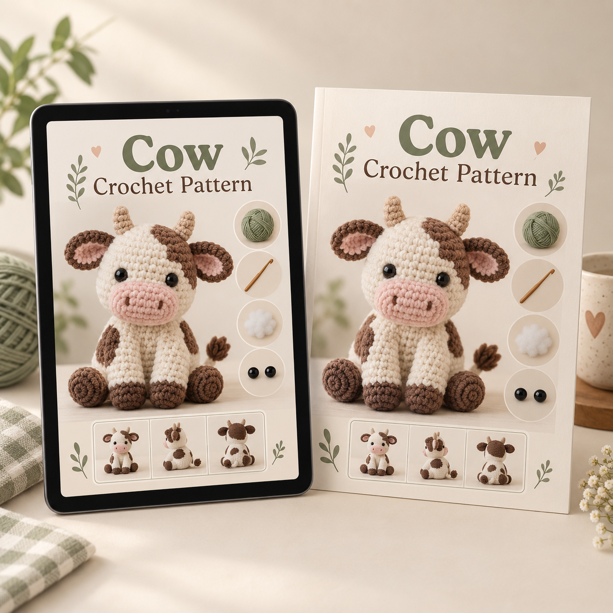 AI-generated product concept of Original Animal Pattern PDF; not a finished sample