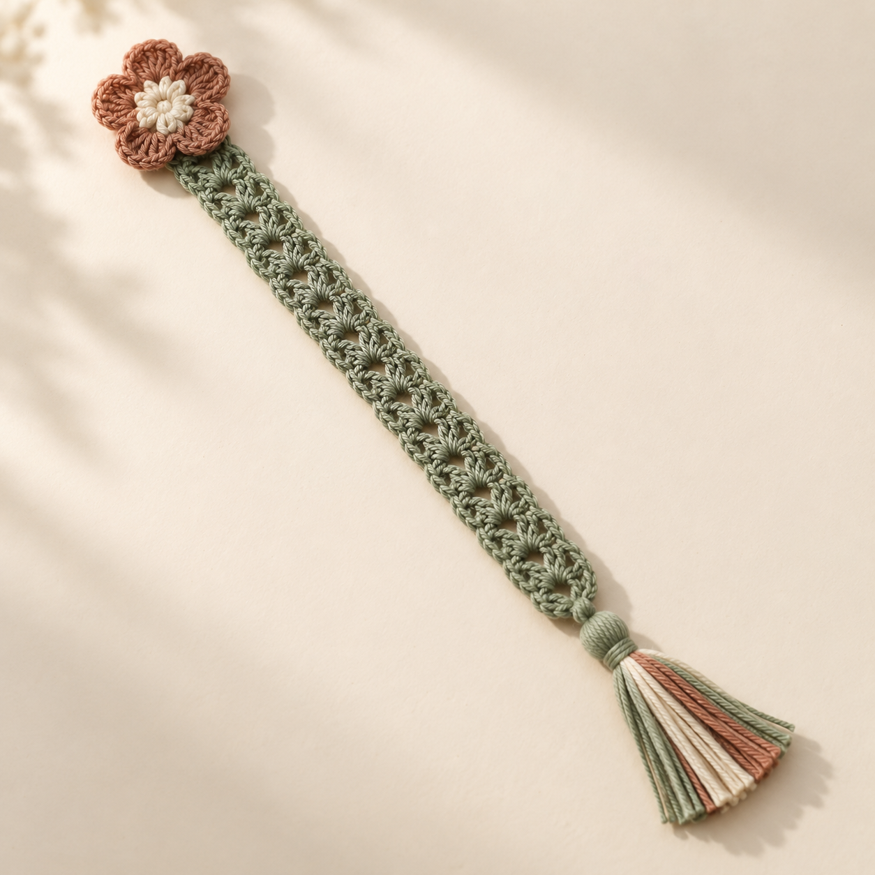 AI-generated product concept of Crochet Bookmark; not a finished sample