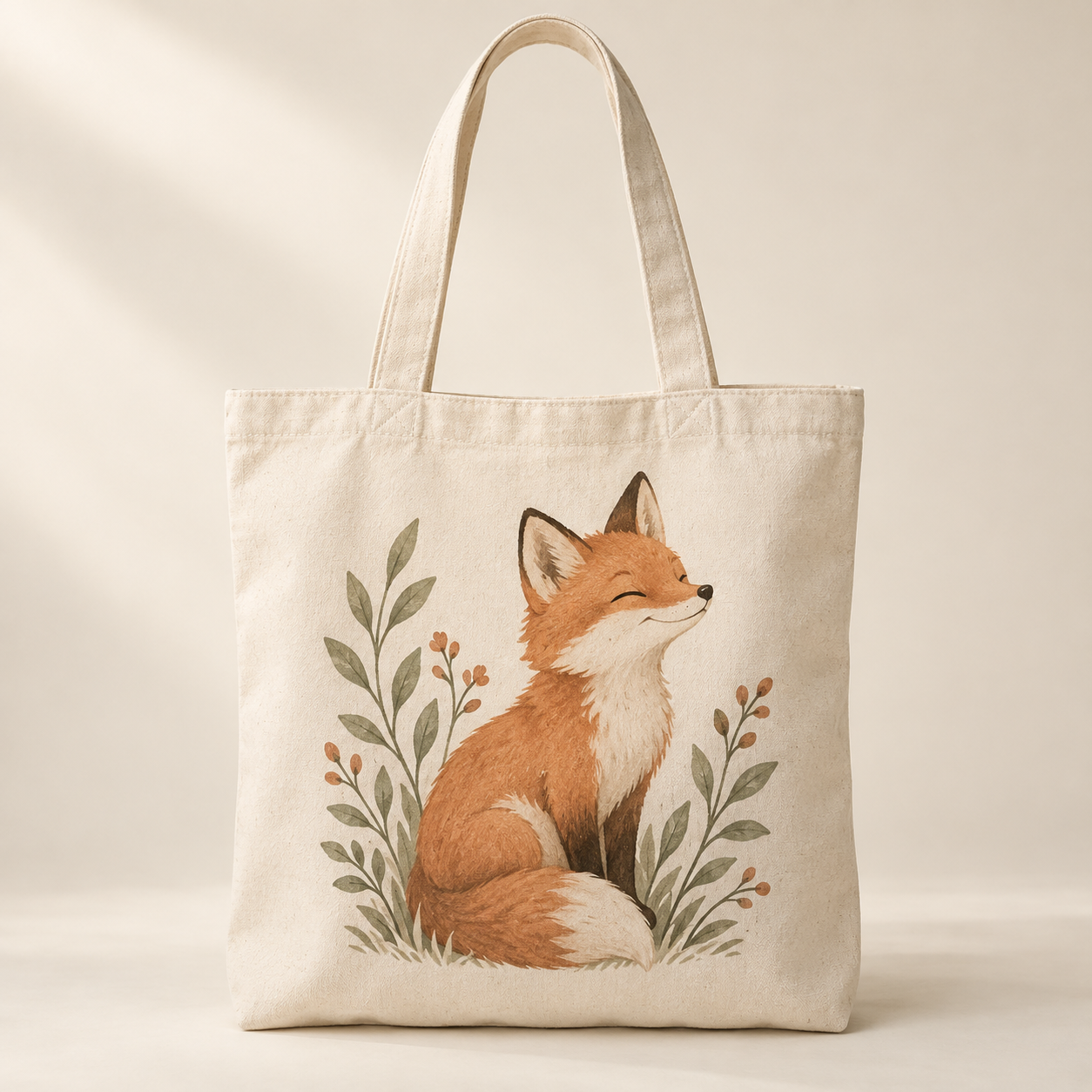 AI-generated product concept of Character Tote Bag; not a finished sample