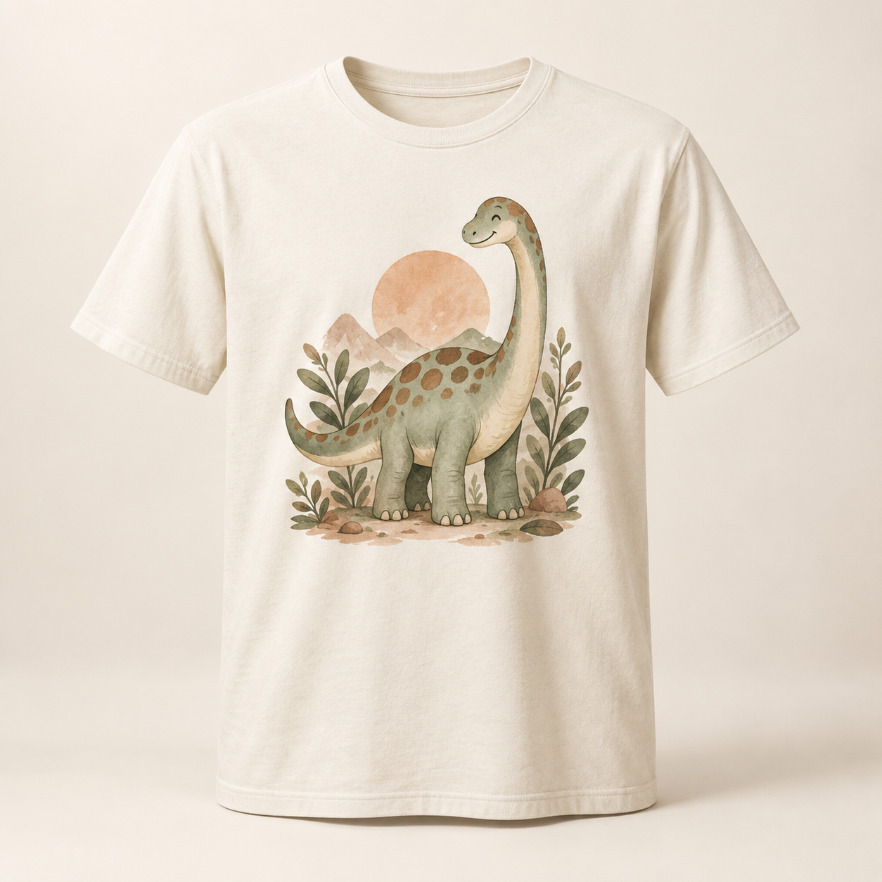 AI-generated product concept of Adult Character T-Shirt; not a finished sample