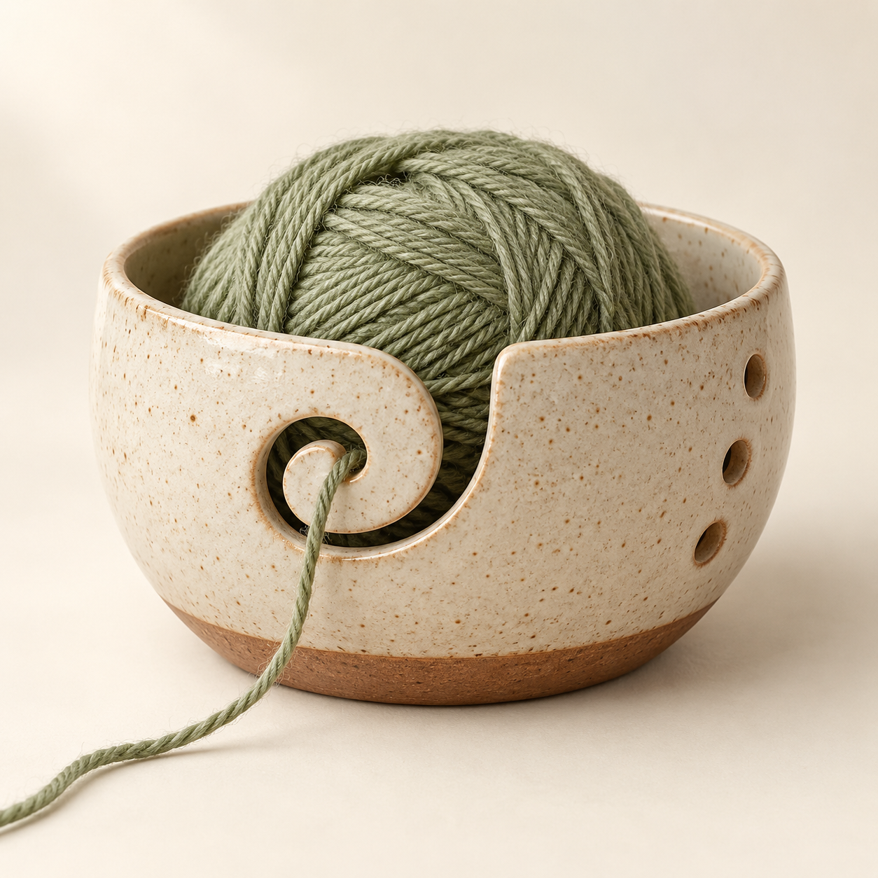 AI-generated product concept of Yarn Bowl; not a finished sample